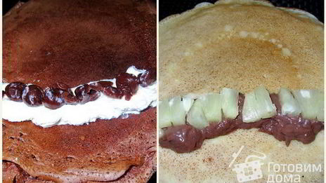 блинный торт горка