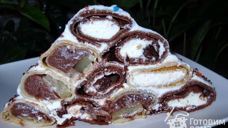 блинный торт горка