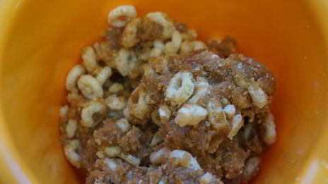 хрустящий бананово-ореховый торт