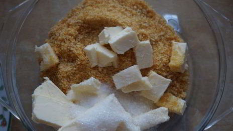 хрустящий бананово-ореховый торт