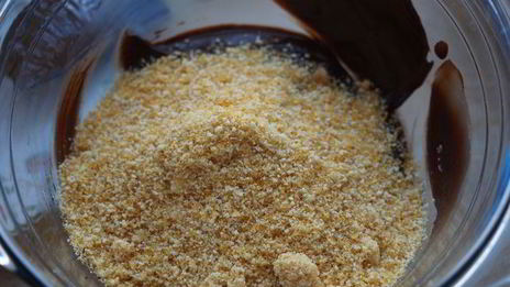 хрустящий бананово-ореховый торт