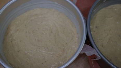 хрустящий бананово-ореховый торт