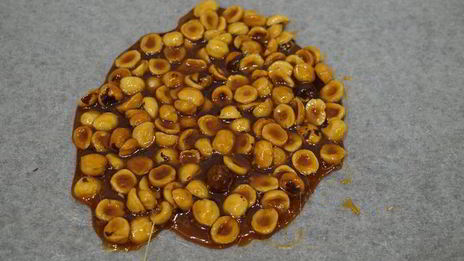 хрустящий бананово-ореховый торт