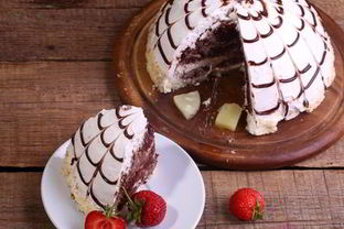 Клубничный панчо