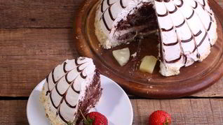 Клубничный панчо