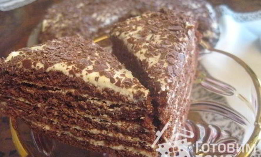 Рецепт медовый торт капучино