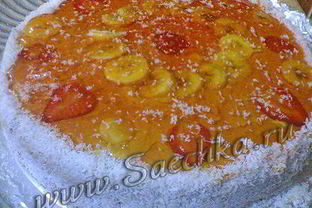 Нежный торт Банан