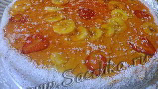 Нежный торт Банан