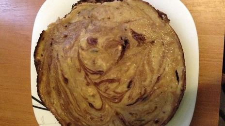 шоколадно-банановый торт вдохновение