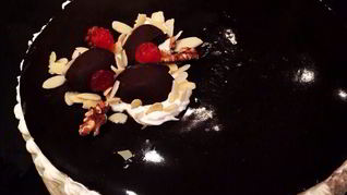 Шоколадно-лимонный медовик