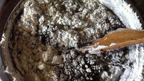 шоколадно-лимонный медовик