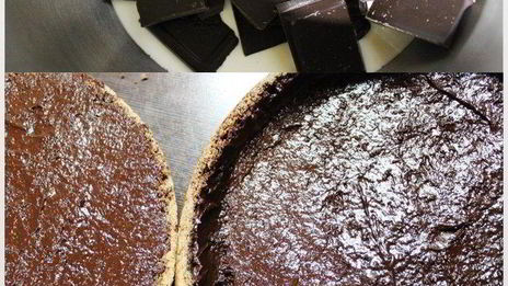 шоколадно-мятный торт