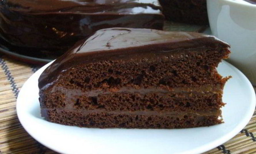 Рецепт шоколадный торт негр по-домашнему