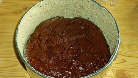 шоколадный торт с грецкими орехами