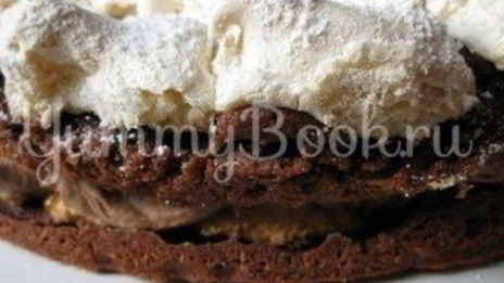 шоколадный торт с меренгой и маскарпоне