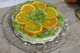 Солнечный торт Фрукты в желе