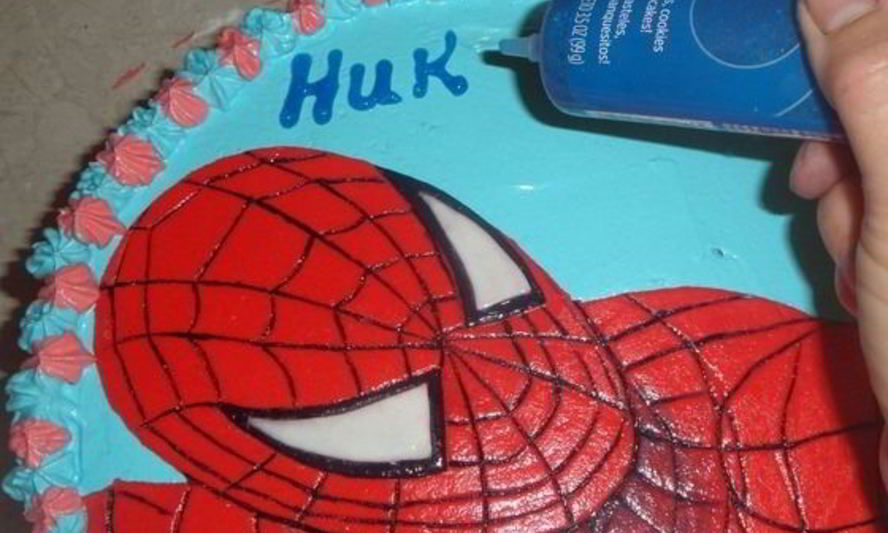 Рецепт торт бисквитный человек-паук