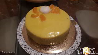 Торт Два шоколада с манго