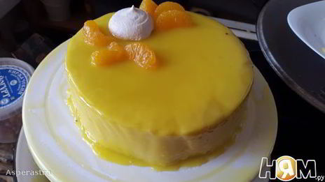 торт два шоколада с манго