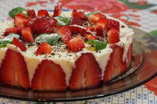 Торт из печенья со сгущенкой