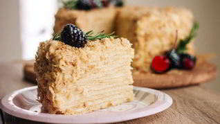 Торт из сухого заварного крема