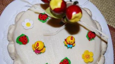 торт из зефира и фундука