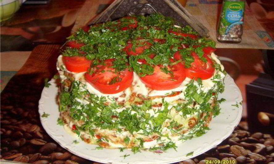 Рецепт торт кабачковый стандарт