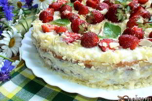 Торт Клубника на дереве