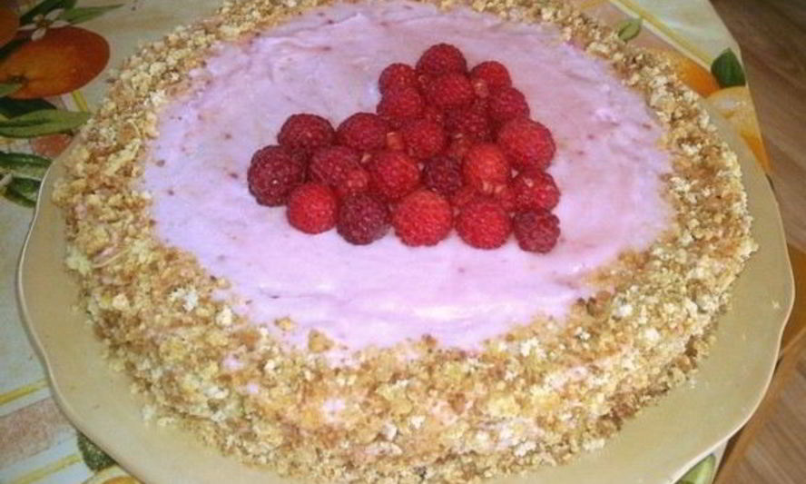 Рецепт торт малиновое счастье