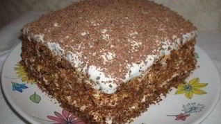 Торт Мечта на бисквите