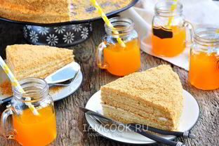 Торт Медовик на водяной бане