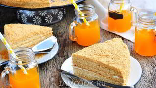 Торт Медовик на водяной бане