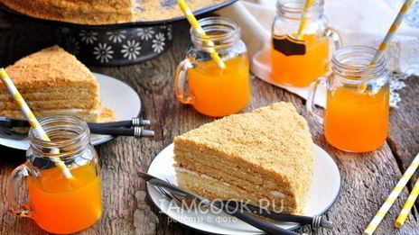 торт медовик на водяной бане