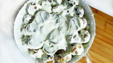 торт медовые шарики