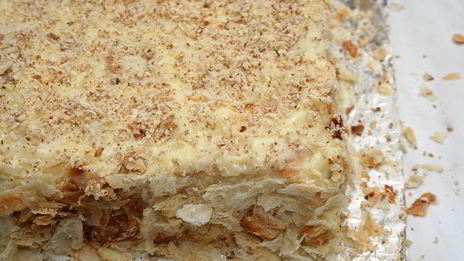 торт наполеон из слоеного теста