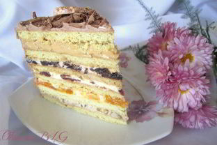 Торт Песочный с разными начинками