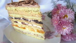 Торт Песочный с разными начинками