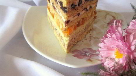 торт песочный с разными начинками