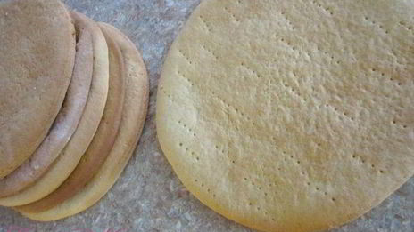 торт песочный с разными начинками