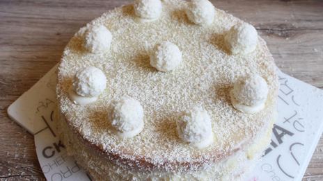 торт рафаэлло с маскарпоне