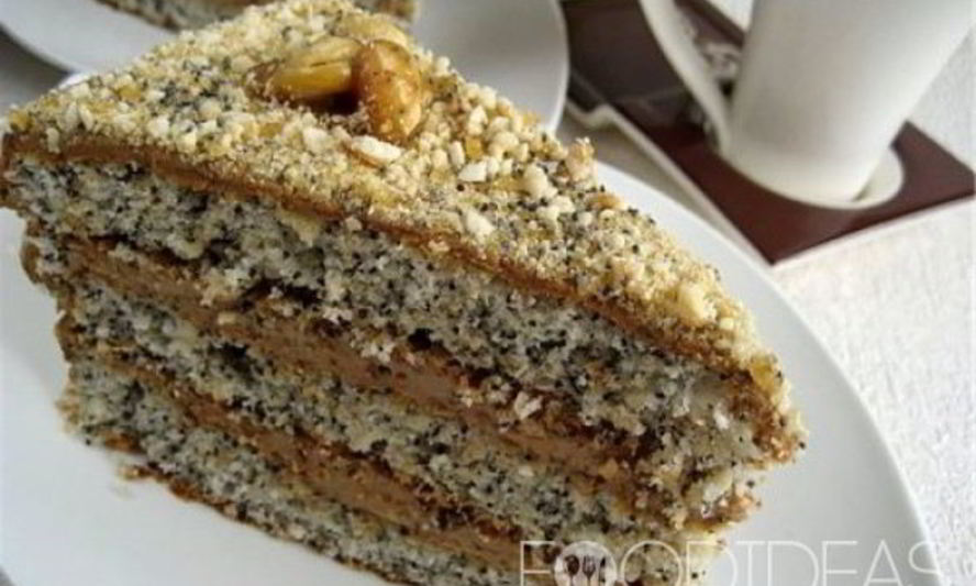 Рецепт торт с маком и черносливом