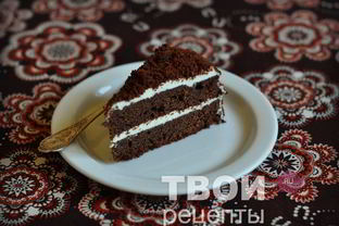 Торт с творожным кремом