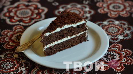 торт с творожным кремом