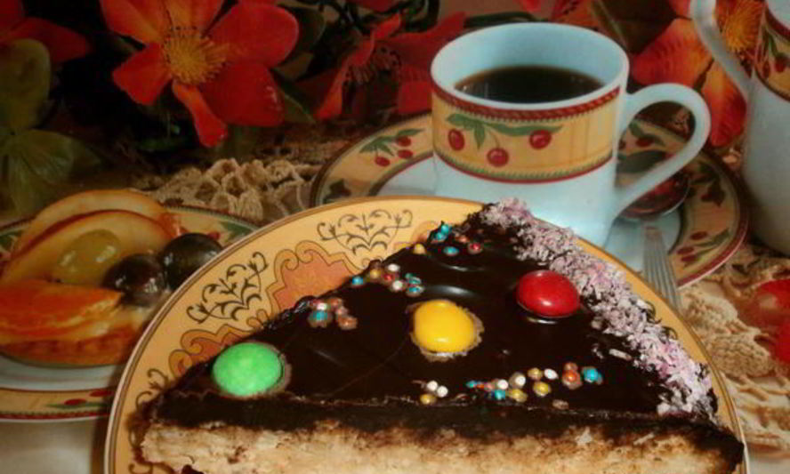 Рецепт торт шоколадно-кокосовый