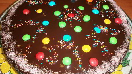 торт шоколадно-кокосовый