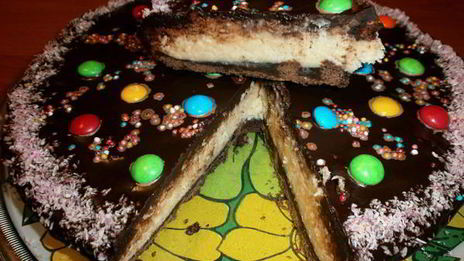 торт шоколадно-кокосовый