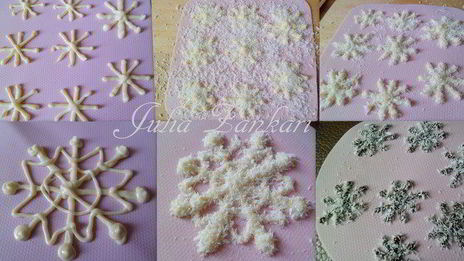 торт снежная королева