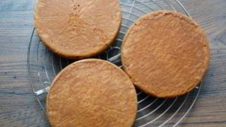 торт в стиле рустик