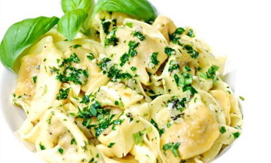 Рецепт тортеллини с творогом и вялеными помидорами