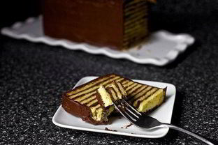 Ванильный многослойный торт с шоколадным кремом